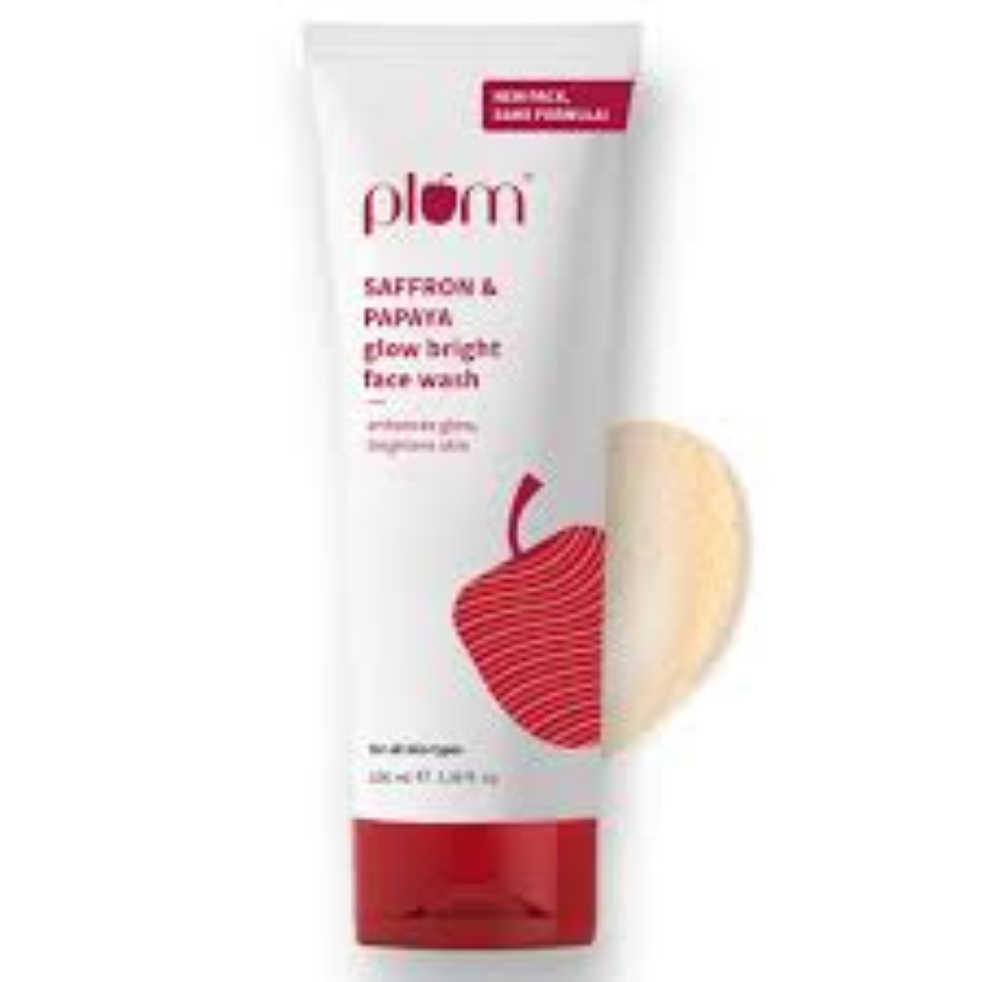 PLUM SAFFRON N PAPAYA GLOW BRIGHT F/WASH 100ML